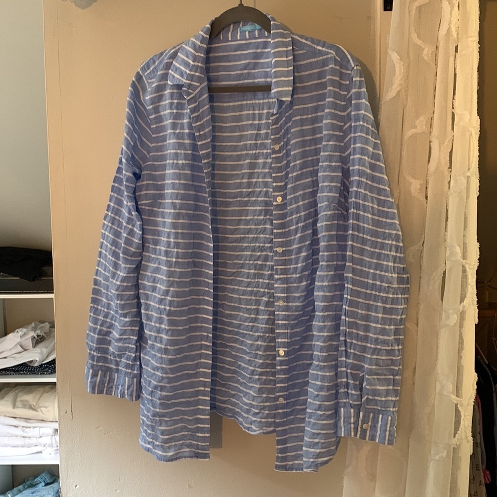 Cotton blouse by J McLaughlin: Elegant! - Picture 4 of 6